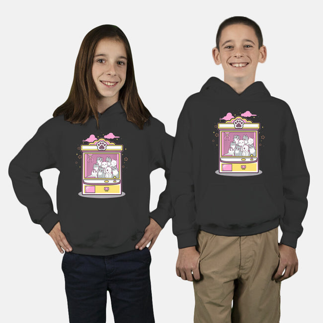 Kitty Claw Machine-Youth-Pullover-Sweatshirt-Astrobot Invention