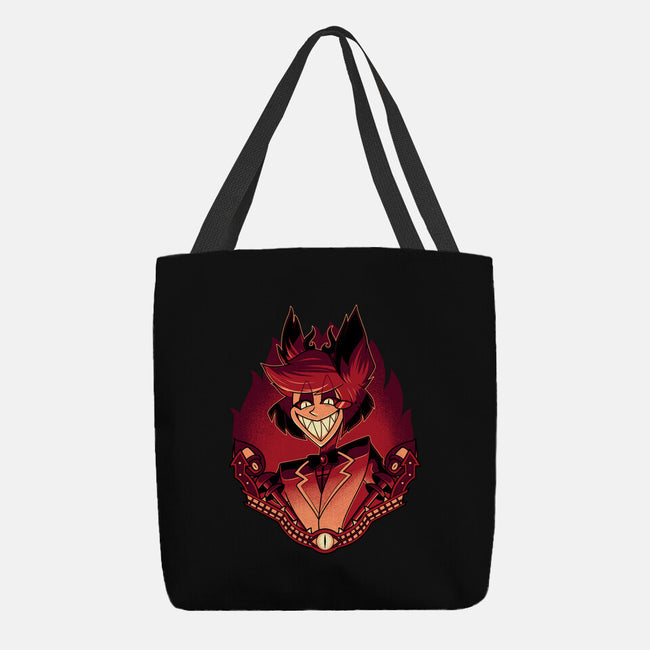 Radio Demon-None-Basic Tote-Bag-Astrobot Invention