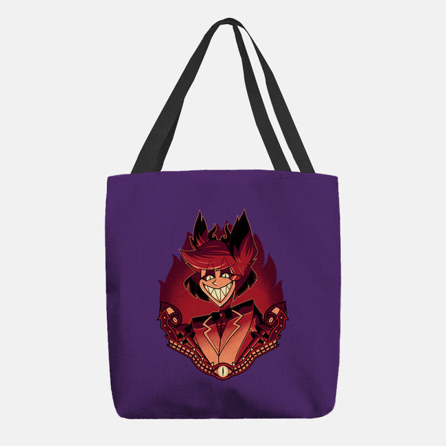 Radio Demon-None-Basic Tote-Bag-Astrobot Invention