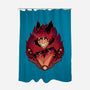 Radio Demon-None-Polyester-Shower Curtain-Astrobot Invention