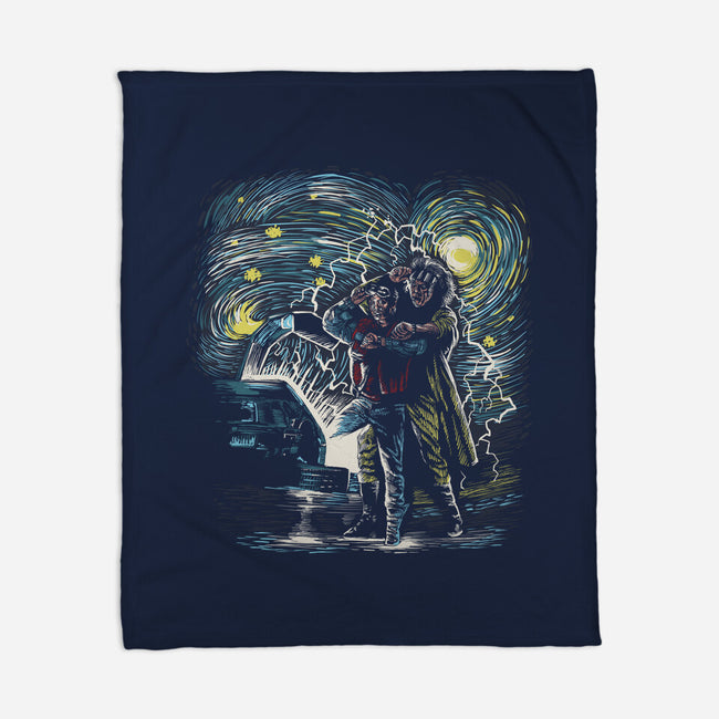 Back To The Starry-None-Fleece-Blanket-zascanauta