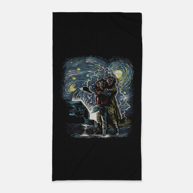 Back To The Starry-None-Beach-Towel-zascanauta