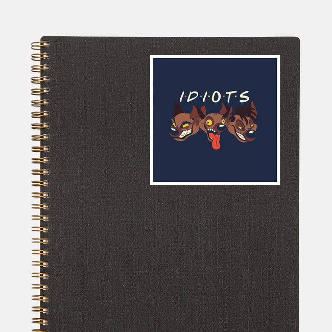 Idiots-None-Glossy-Sticker-Xentee