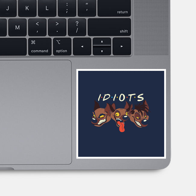 Idiots-None-Glossy-Sticker-Xentee