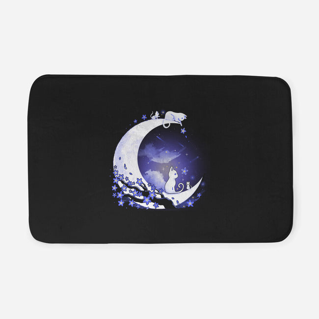 Kittens Moon-None-Memory Foam-Bath Mat-Vallina84