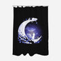 Kittens Moon-None-Polyester-Shower Curtain-Vallina84