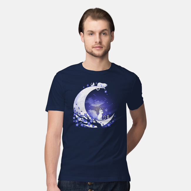 Kittens Moon-Mens-Premium-Tee-Vallina84