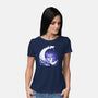 Kittens Moon-Womens-Basic-Tee-Vallina84