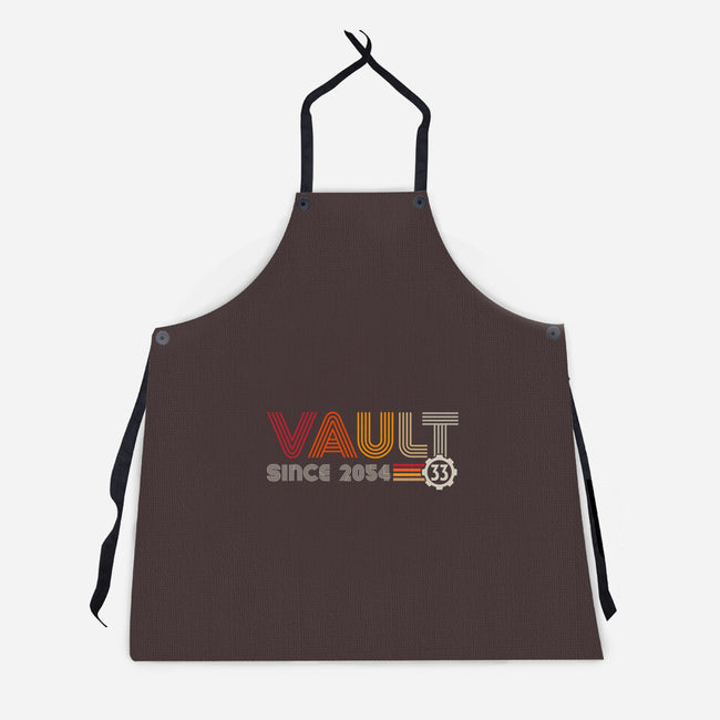 Vault Since 2054-Unisex-Kitchen-Apron-DrMonekers