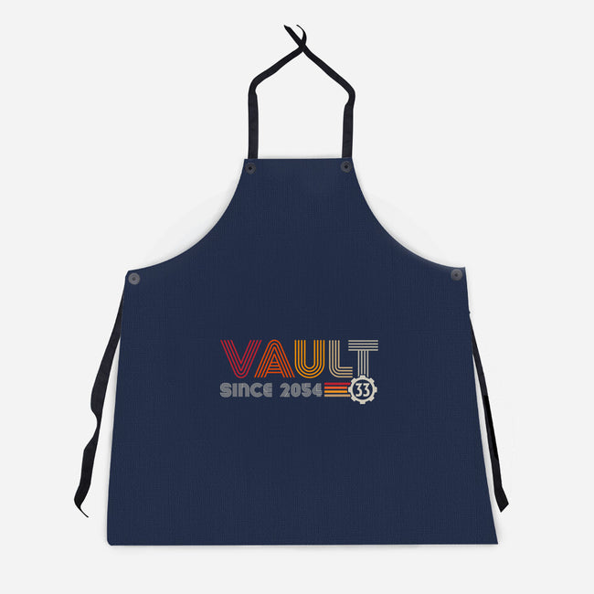 Vault Since 2054-Unisex-Kitchen-Apron-DrMonekers