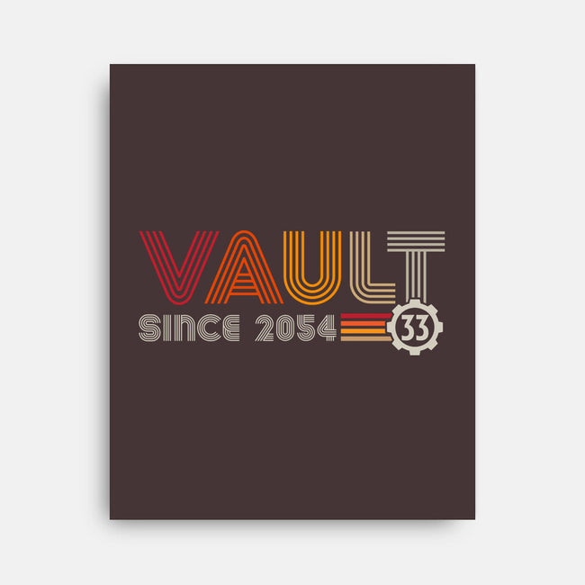 Vault Since 2054-None-Stretched-Canvas-DrMonekers