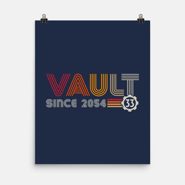 Vault Since 2054-None-Matte-Poster-DrMonekers