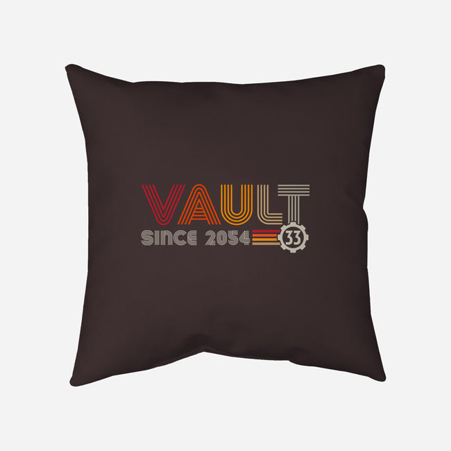 Vault Since 2054-None-Removable Cover-Throw Pillow-DrMonekers