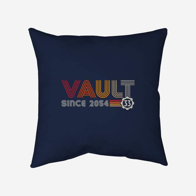 Vault Since 2054-None-Removable Cover-Throw Pillow-DrMonekers