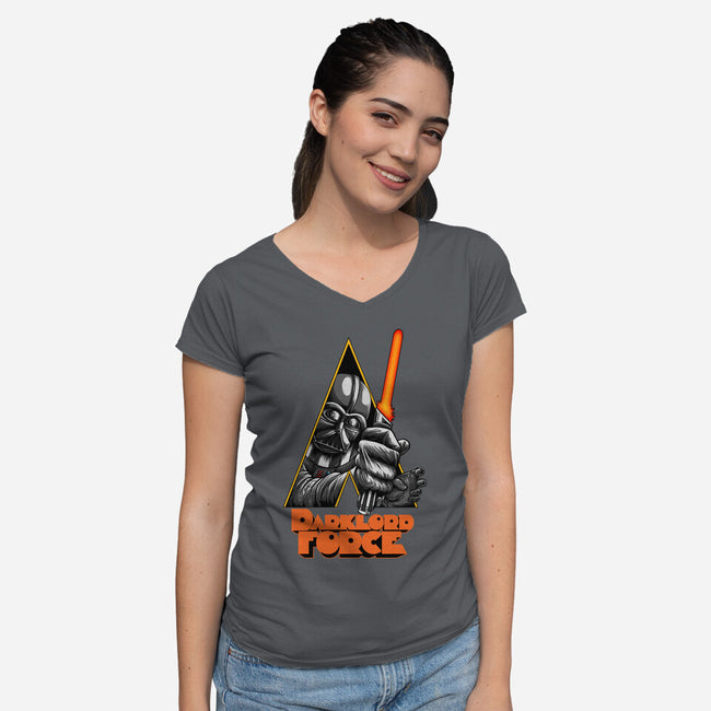 Darklord Force-Womens-V-Neck-Tee-joerawks