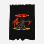 Saberstaff Disk-None-Polyester-Shower Curtain-joerawks