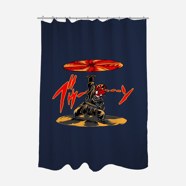 Saberstaff Disk-None-Polyester-Shower Curtain-joerawks