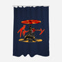 Saberstaff Disk-None-Polyester-Shower Curtain-joerawks