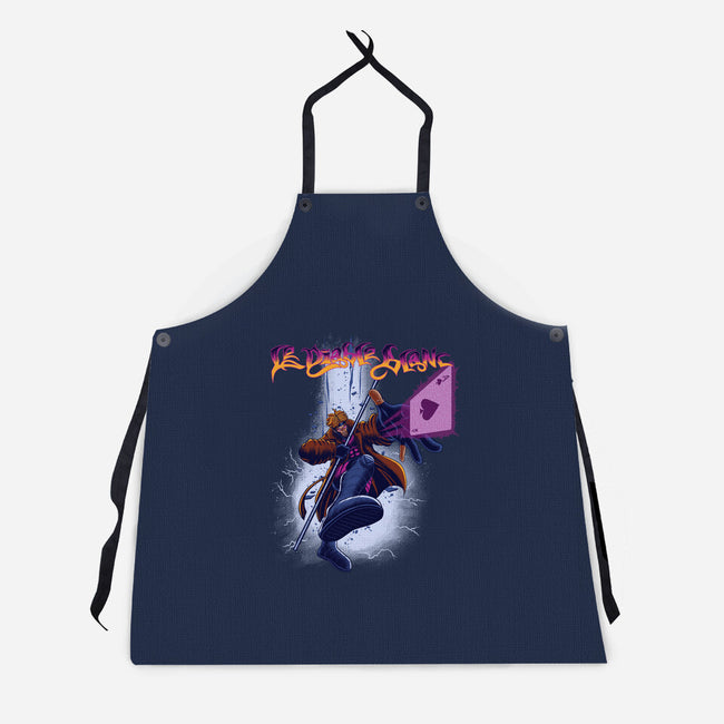 Le Diable Blanc-Unisex-Kitchen-Apron-rmatix