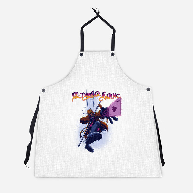 Le Diable Blanc-Unisex-Kitchen-Apron-rmatix