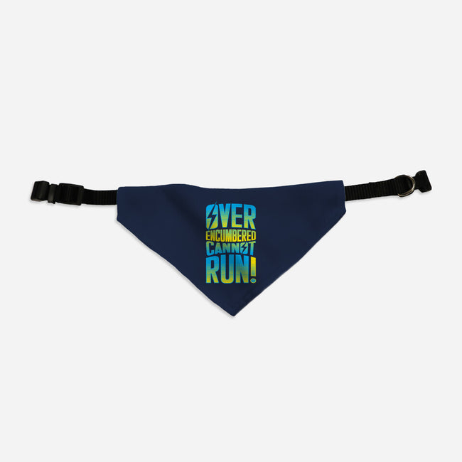 Overencumbered Cannot Run-Cat-Adjustable-Pet Collar-rocketman_art