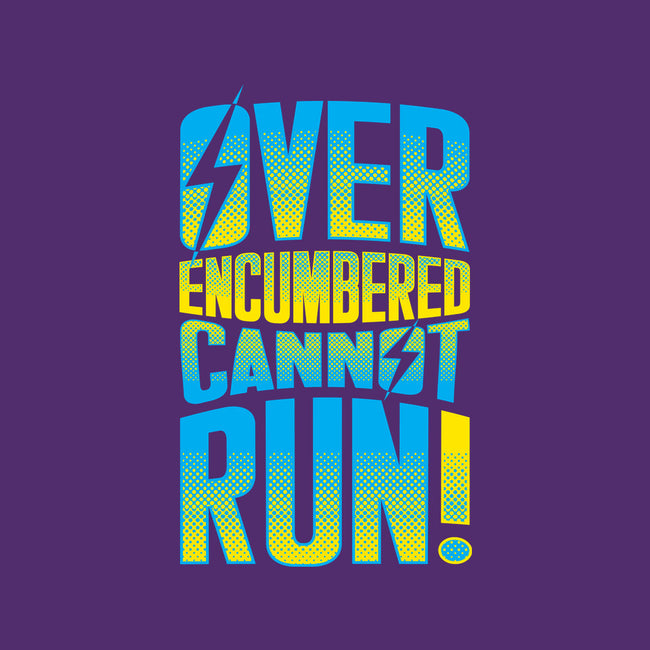 Overencumbered Cannot Run-None-Fleece-Blanket-rocketman_art