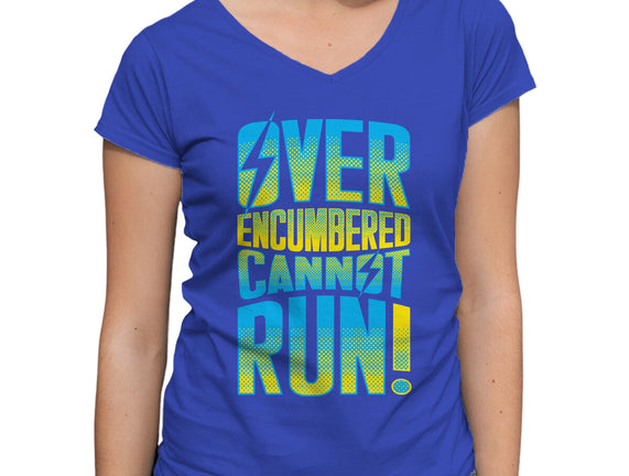 Overencumbered Cannot Run