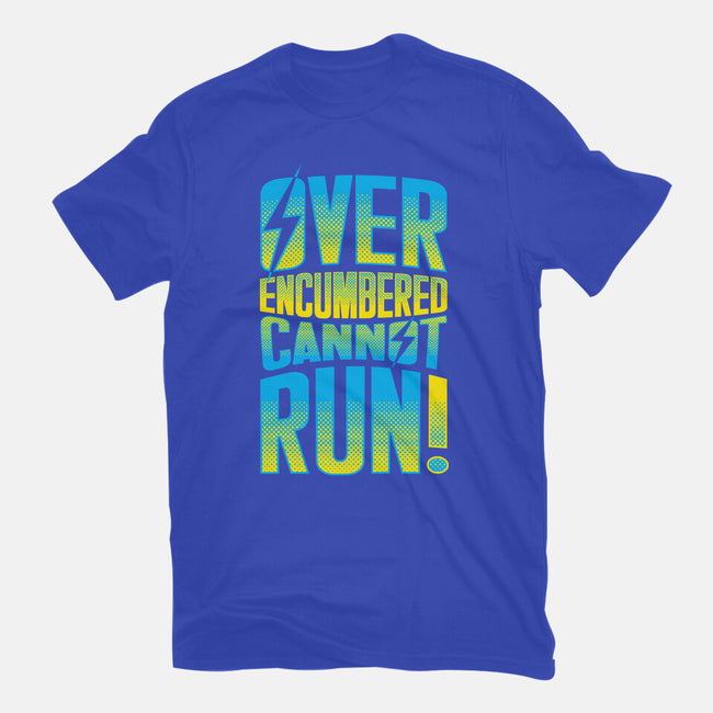 Overencumbered Cannot Run-Mens-Heavyweight-Tee-rocketman_art