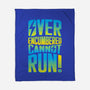 Overencumbered Cannot Run-None-Fleece-Blanket-rocketman_art