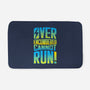 Overencumbered Cannot Run-None-Memory Foam-Bath Mat-rocketman_art