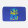 Overencumbered Cannot Run-None-Memory Foam-Bath Mat-rocketman_art