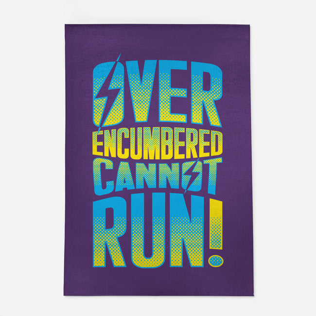 Overencumbered Cannot Run-None-Indoor-Rug-rocketman_art