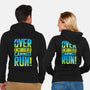 Overencumbered Cannot Run-Unisex-Zip-Up-Sweatshirt-rocketman_art