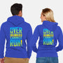 Overencumbered Cannot Run-Unisex-Zip-Up-Sweatshirt-rocketman_art