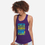 Overencumbered Cannot Run-Womens-Racerback-Tank-rocketman_art