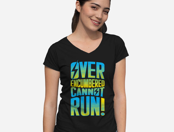 Overencumbered Cannot Run