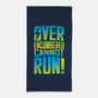 Overencumbered Cannot Run-None-Beach-Towel-rocketman_art