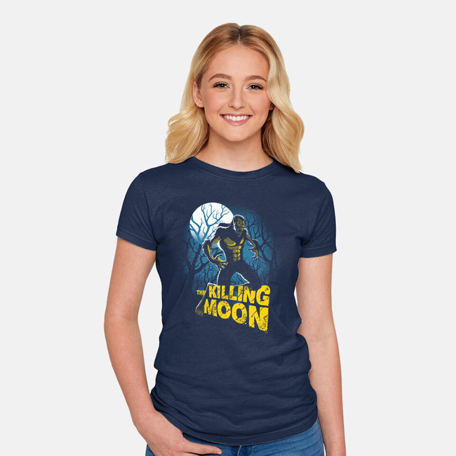 Killing Moon-Womens-Fitted-Tee-Roni Nucleart