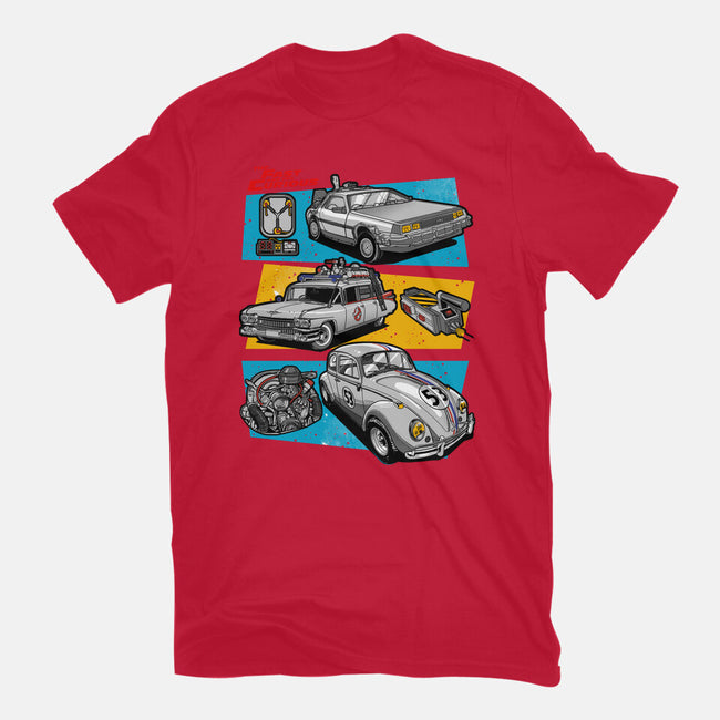 Fast And Curious Cars-Mens-Premium-Tee-Roni Nucleart