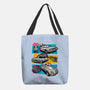 Fast And Curious Cars-None-Basic Tote-Bag-Roni Nucleart