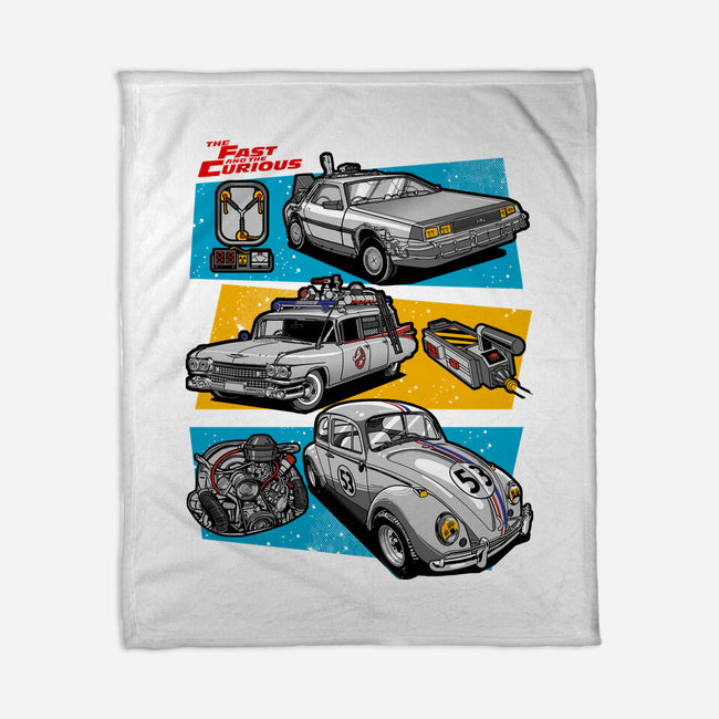 Fast And Curious Cars-None-Fleece-Blanket-Roni Nucleart