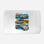 Fast And Curious Cars-None-Memory Foam-Bath Mat-Roni Nucleart