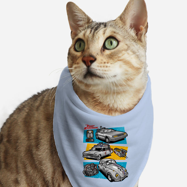 Fast And Curious Cars-Cat-Bandana-Pet Collar-Roni Nucleart