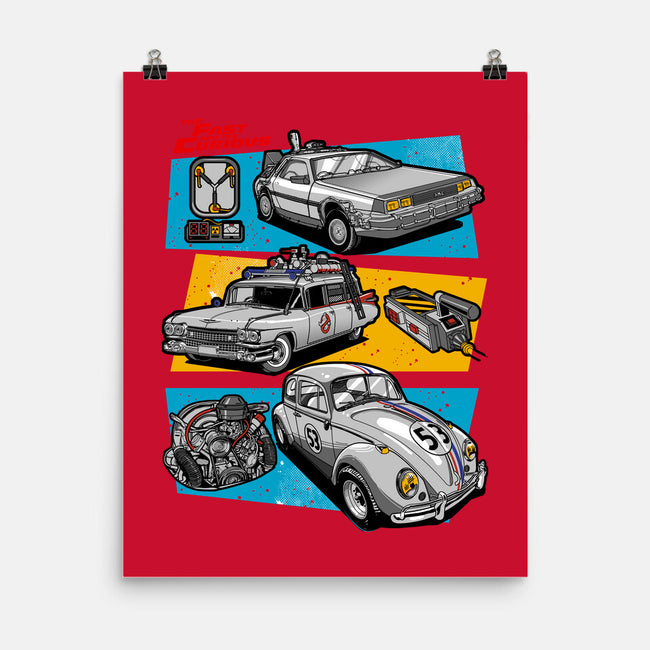 Fast And Curious Cars-None-Matte-Poster-Roni Nucleart