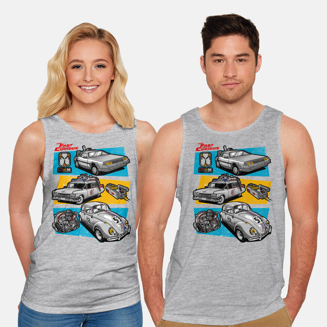 Fast And Curious Cars-Unisex-Basic-Tank-Roni Nucleart