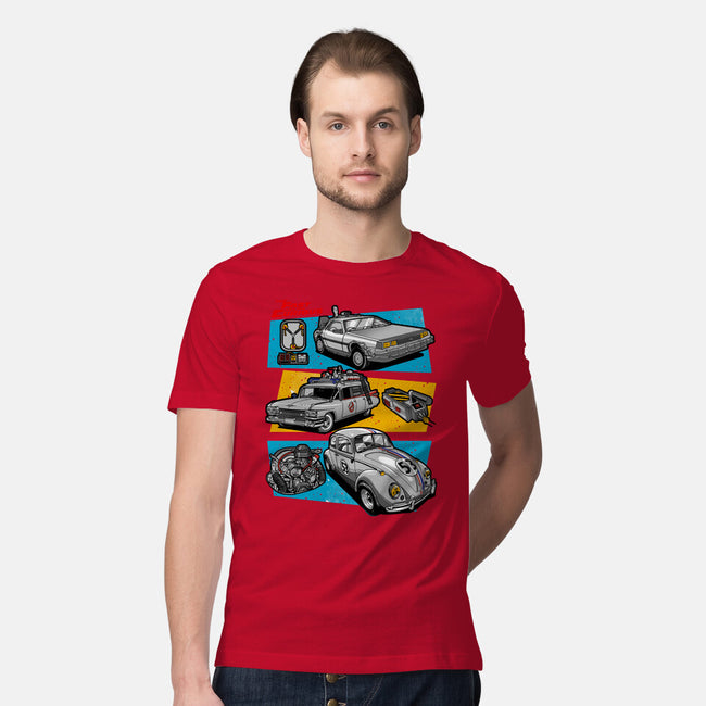 Fast And Curious Cars-Mens-Premium-Tee-Roni Nucleart