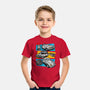 Fast And Curious Cars-Youth-Basic-Tee-Roni Nucleart