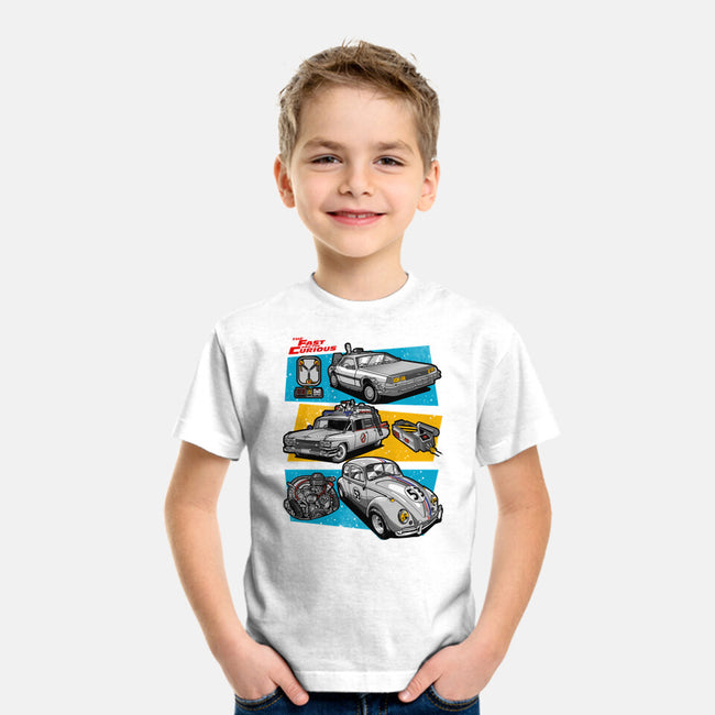 Fast And Curious Cars-Youth-Basic-Tee-Roni Nucleart