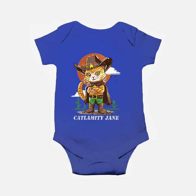 Catlamity Jane-Baby-Basic-Onesie-kharmazero