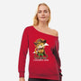 Catlamity Jane-Womens-Off Shoulder-Sweatshirt-kharmazero